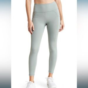 X by Gotexx Sage green ankle leggings in size small with pockets NWOT
